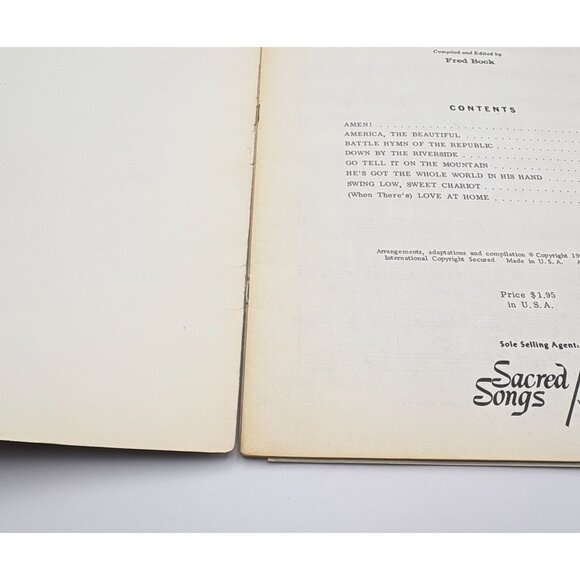 King Family Love At Home Vintage Piano Sheet Music Songbook 1965 Variety Show - Picture 8 of 9